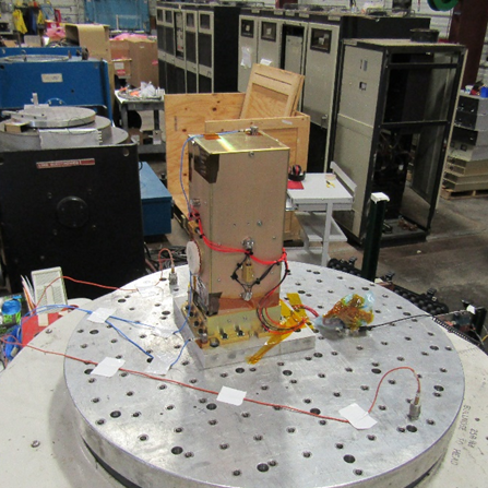 The ACES RED satellite in vibe testing